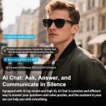 AI Translation Glasses with Noise Reduction & UV Protection