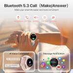 DIVElink Smart Watch: HD Fitness Tracker & Caller