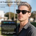 AI Translation Glasses with Noise Reduction & UV Protection