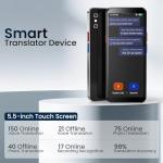 AI Language Translator, 150 Languages, No WiFi Needed