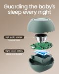 CHICWAY Portable Sound Machine with AI Cry Detection