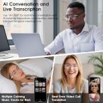 Bluetooth 6.0 AI Smart Glasses with Translation