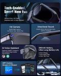 800W AI Smart Glasses with 1080P Camera
