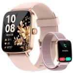 Rose Gold Smartwatch for Women - Fitness Tracker