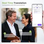 NE20 Real-Time AI Translation Earbuds for Travel