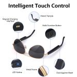 Bluetooth Smart Sunglasses with Speakers and Voice Control