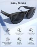 Smart Bluetooth Glasses with Mic & Speakers