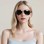Bluetooth Smart Sunglasses with Speakers and Voice Control