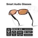 Bluetooth Smart Sunglasses with Voice Control and Speakers