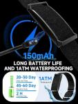 Smart Fitness Tracker Bracelet with Health Monitor