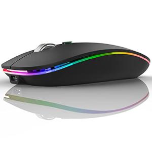 TENMOS Rechargeable Bluetooth Wireless Mouse - Matte Black