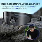 Smart AI Glasses with Camera and Voice Assistant