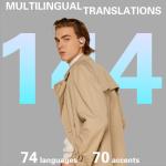 SIOTMERA AI Translation Earbuds, 144 Languages