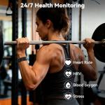 Amwentu Smart Fitness Tracker with Heart Rate Monitor