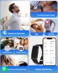 Smart Fitness Tracker Bracelet with Health Monitor