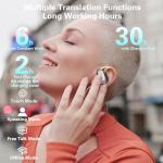 SIOTMERA AI Translation Earbuds, 144 Languages