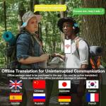 SIOTMERA AI Translation Earbuds, 144 Languages