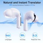 Real-Time 144-Language AI Translation Earbuds