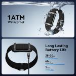 Amwentu Smart Fitness Tracker with Heart Rate Monitor