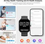 AI Smartwatch with ChatGPT, Bluetooth, Fitness Tracking