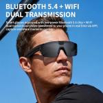 Smart AI Glasses with Camera and Voice Assistant