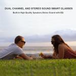 OhO Smart Glasses with Bluetooth Speaker and UV Protection