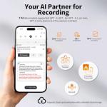 AI Note Taker and Voice Recorder with 64GB Storage
