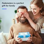 Clip-on Pedometer for Steps, Miles, and Calories