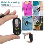 Kisangel Mini Clip-On Step Counter Pedometer
