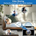 Wireless 2K HD Smart Doorbell Camera with Chime