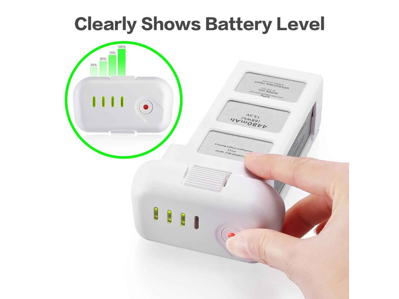 DJI Phantom 3 2-Pack Lipo Battery 15.2V 4480mAh