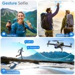 1080P FPV Foldable Drone with 2 Batteries