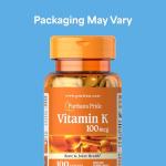 Puritan's Pride Vitamin K 100 mcg - 100 Tablets