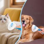 Self-Cleaning Slicker Brush for Pets - Tackles Loose Fur