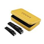 HAWATOUR Nonslip Nail Clippers Set with Case