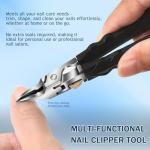 Black Non-Slip Wide Nail Clipper Set