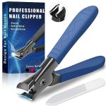 Extra Wide Non-Slip Nail Clippers for Thick Nails