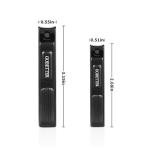 Nonslip Wide Nail Clippers Manicure Set in Black