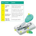 Non-Slip Extra Wide Nail Clipper for Stability