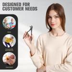 Ergonomic Non-Slip Wide Nail Clippers for Seniors