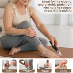 Extra Wide Non-Slip Toenail Clippers for Seniors