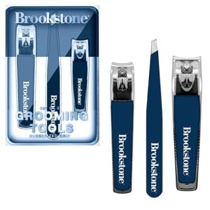 Brookstone Non-Slip Nail Clippers Set with Case