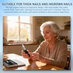 Black Non-Slip Wide Nail Clipper Set