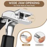 Extra Wide Non-Slip Toenail Clippers for Seniors