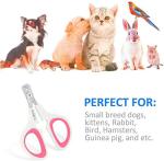 Non-Slip Wide Pet Nail Clippers for Cats & Dogs