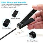 DUCOO Nonslip Nail Clipper Set - 4 Pieces