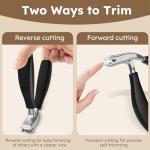 Extra Wide Non-Slip Toenail Clippers for Seniors