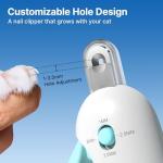 Potaroma Cat Nail Clipper with Adjustable Trimming Hole