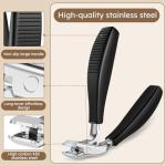 Extra Wide Non-Slip Toenail Clippers for Seniors