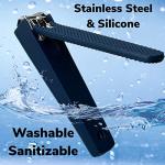 Navy Extra Wide Non-Slip Nail Clippers Set